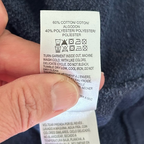 LUCKY BRAND FLORAL CREW NECK SWEATSHIRT COTTON BLEND - Picture 4 of 4